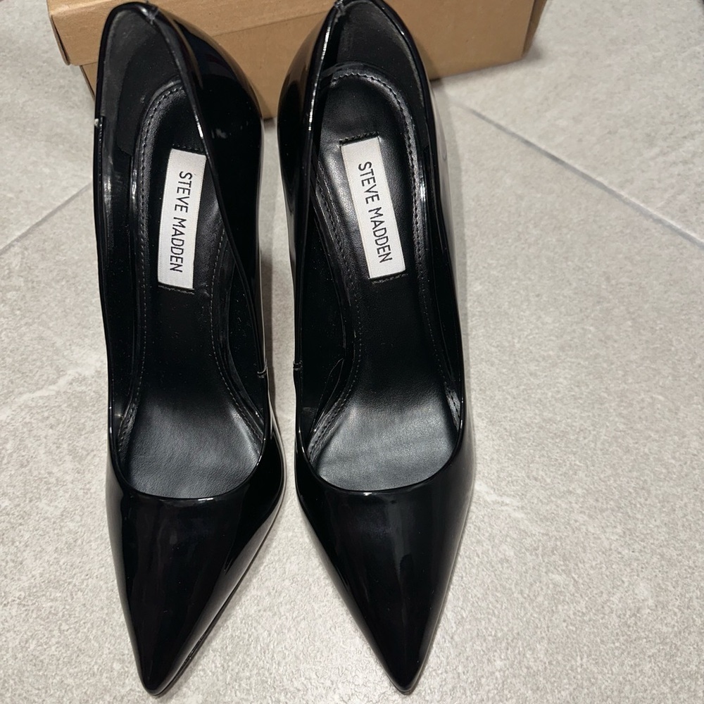 Steve Madden Patent Stiletto Pumps